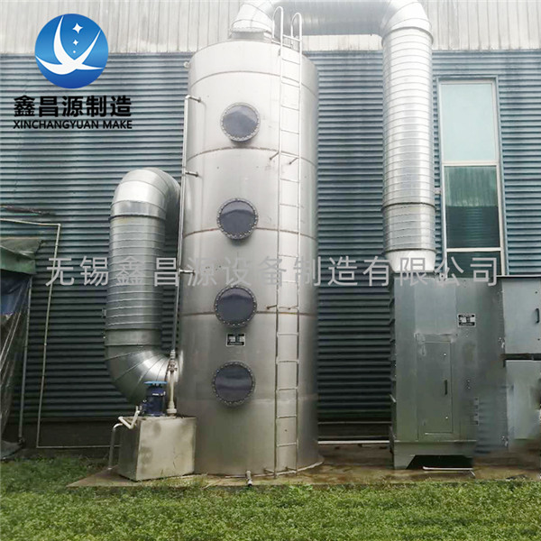 不銹鋼噴淋塔的三種結構